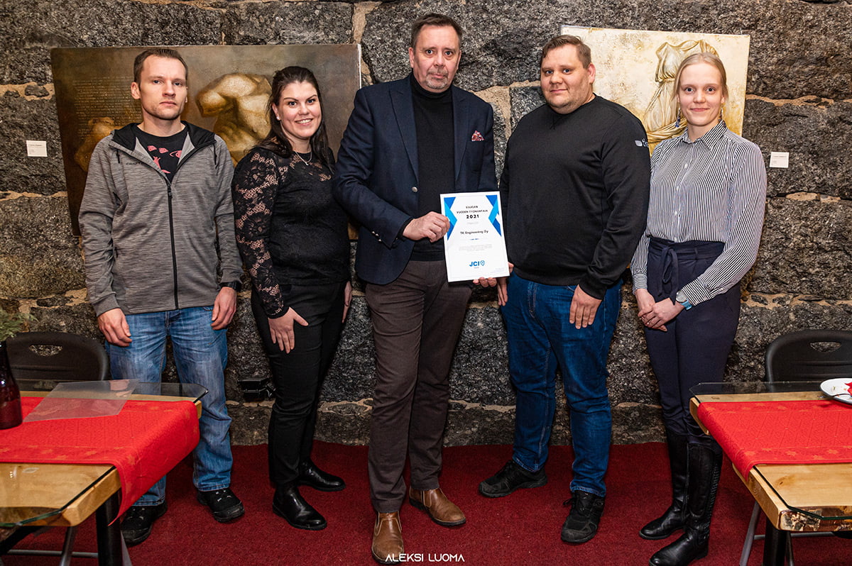 TK Engineering recognized for the inspiring and caring atmosphere in the workplace